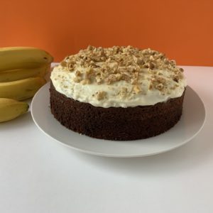 banana and walnut cake