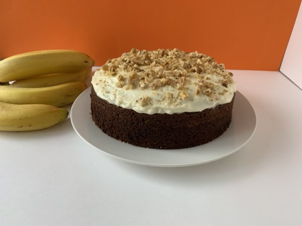 banana and walnut cake