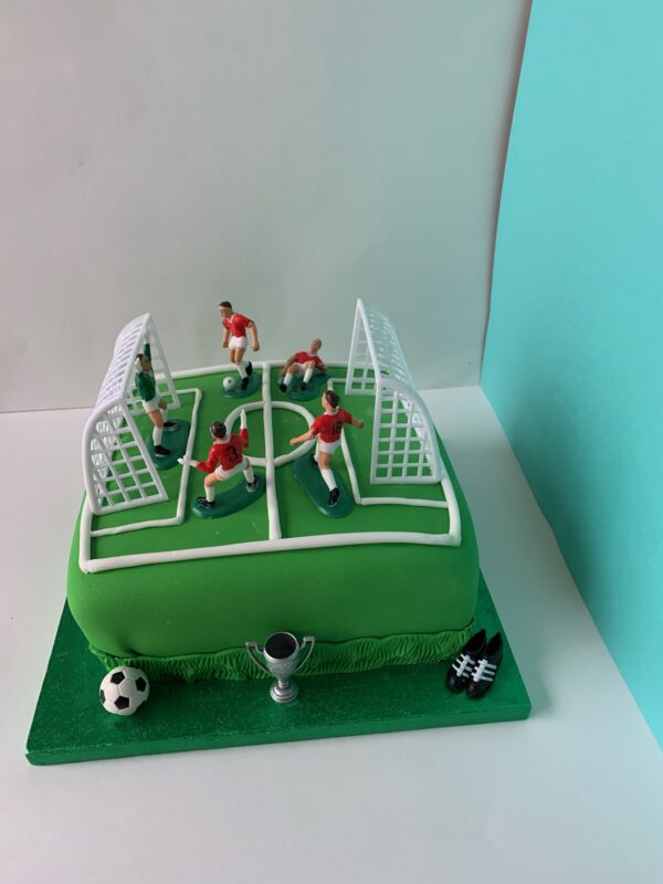 Football cake 8 inches tall